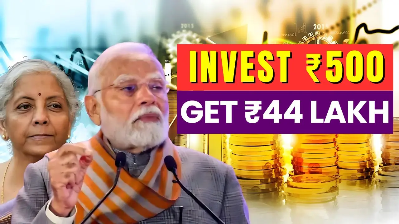 Invest ₹500 Monthly Get ₹44 Lakh